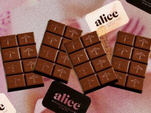 Alice Nightcap Mushroom Chocolate Bar