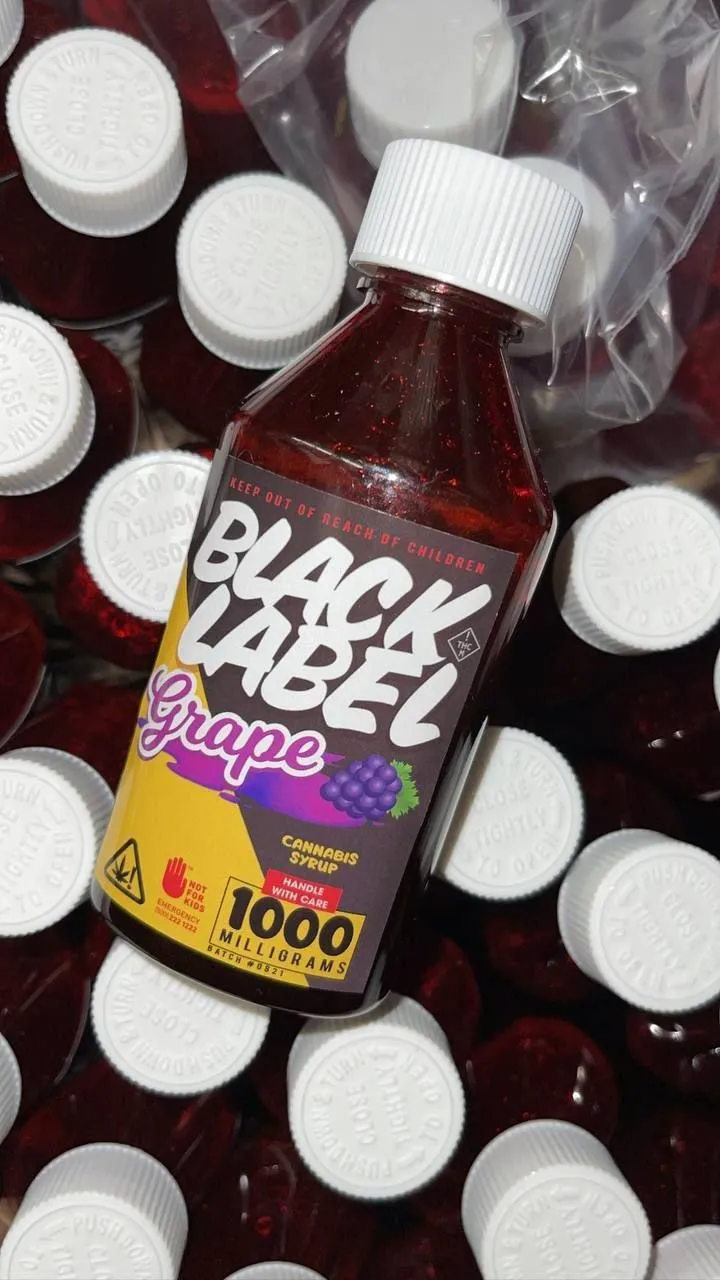 Buy Black label THC Syrup 1000mg